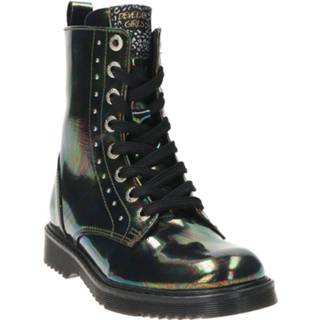 👉 Veterboots meisjes vrouwen print leer Develab Veterboot 8719989293700 8719989293717 8719989293724