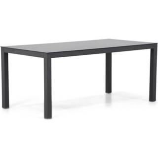 👉 Terrastafel antracite aluminium Dining Tafels grijs-antraciet Lifestyle Madras tuintafel 180 x 90 cm 7434223364343