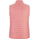 👉 Bodywarmer najaar effen vrouwen roze kunstvezels MONA 4055707635907