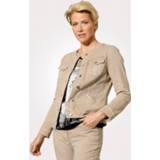 👉 Jeansblazer met karakteristieke naden MONA Beige