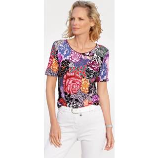👉 Shirt met bloemendessin MONA Paars/Blauw/Berry