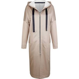 👉 Mantel beige effen zeer comfortabel vrouwen mannen AMY VERMONT 4055708106253