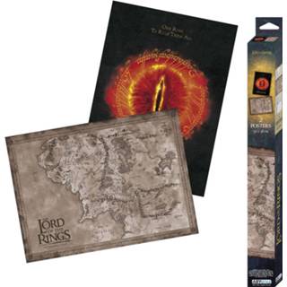 👉 Poster unisex meerkleurig Hoofdmateriaa Papier The Lord Of Rings - 2er Set Chibi Design 3665361058977