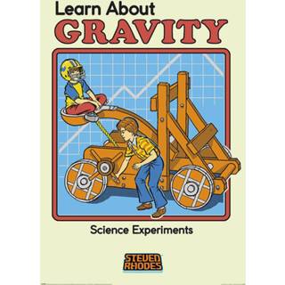 👉 Poster Materiaa Papier meerkleurig unisex Steven Rhodes - Learn About Gravity 5050574350112