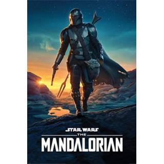 Poster unisex Hoofdmateriaa Papier meerkleurig mannen Star Wars - The Mandalorian Nightfall 5050574347754