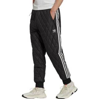 👉 L male zwart Spodnie męskie Adicolor Classics Sst Quilted Track Pants H11429