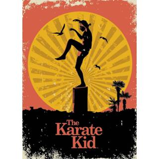 👉 Poster Hoofdmateriaa Papier multicolor unisex The Karate Kid - Sunset 5050574348638