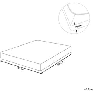 👉 Katoenen hoeslaken wit 160 x 200 cm HOFUF 4251682271707