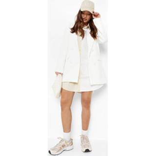 👉 Oversized Gesplitste Katoenen Blouse Jurk, Stone