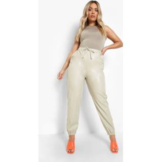 👉 Joggingbroek PU stone Plus Nepleren Joggingbroek,