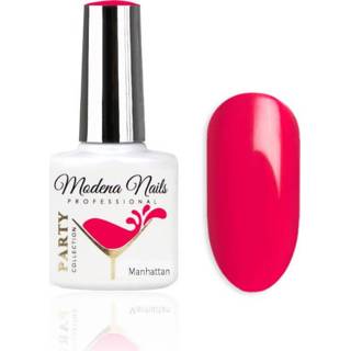 👉 One Size donkerroze mannen Modena Nails UV/LED Gellak Party Collectie – Manhattan 8720604341447