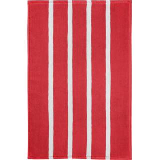 👉 Badmat katoen rood Seahorse Menton 2 badmatten 50 x 75 cm red 8719002051386