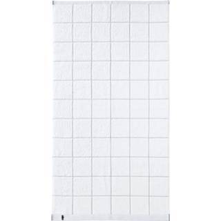 👉 Douchelaken wit bio-cotton Seahorse Grid 70 x 140 cm white 8719002054592