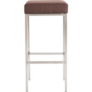 👉 Barkruk bruin metaal One Size no color Perlin - Modern 37 cm x 85 6090328852881