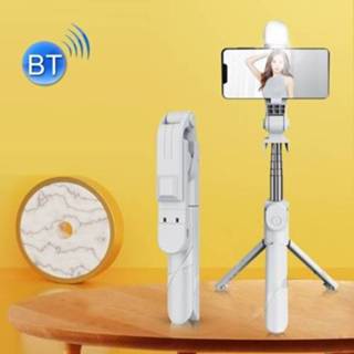 👉 Selfiestick wit active XT02S Mini Bluetooth Live-statief Selfie Stick (wit)