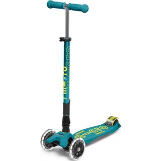 👉 Donkergroen Maxi Deluxe Inklapbaar LED Petrol Green - Kickboard Foldable 7640170574661 7630053530235