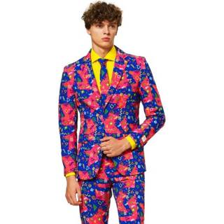 👉 Verkleedpak polyester Color-Meerkleurig 50 mannen OppoSuits The Fresh Prince heren maat 8718719275955