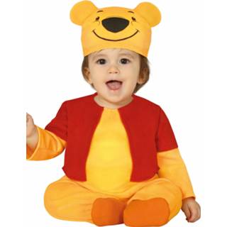 👉 Verkleedpak geel rood polyester Color-Geel baby's Fiestas Guirca baby beer geel/rood mt 74/80 8434077878071