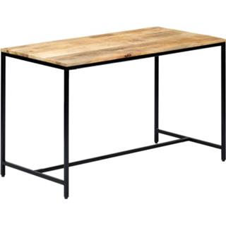 👉 Eettafel One Size bruin mannen 120x60x75 cm massief ruw mangohout 8719883549941