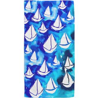 👉 Strand laken katoen Color-Blauw XXL standaard Strandlaken Rond - Badlaken Strandhanddoek Roundie 8681126413350
