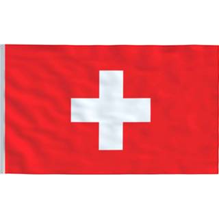 👉 Vlag One Size GeenKleur Zwitserland 90x150 cm 8719883765051