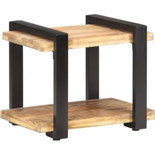 👉 Nachtkastje bruin One Size mannen 50x40x40 cm ruw mangohout 8720286070352