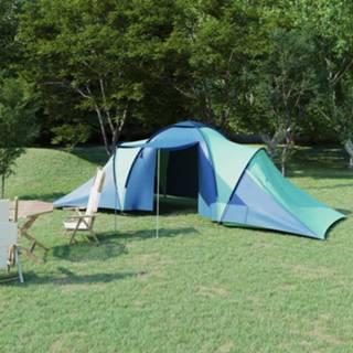 👉 GeenKleur One Size blauw groen Tent 6-persoons en 8720286189313