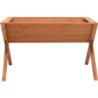 👉 Plantenbak vurenhout One Size GeenKleur 90x55x56 cm 8719883979281