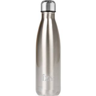 👉 Thermos fles RVS zilver Color-Zilver One Size IZY thermosfles Chrome Collection 500 ml 660989811679