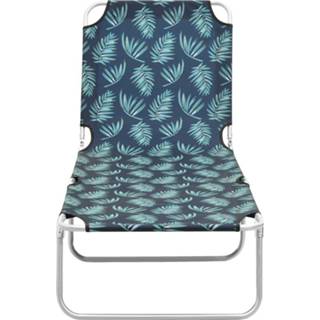 Staal stof One Size GeenKleur Ligbed inklapbaar en bladmotief 8720286072813