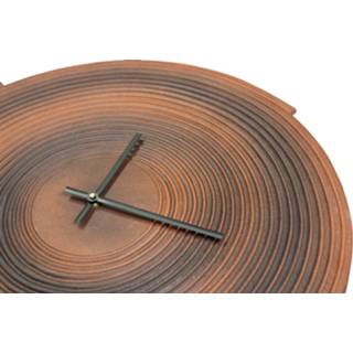 👉 Wandklok staal bruin Liviza rond Cobre 8720211711992