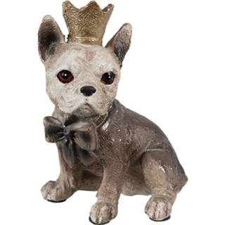 👉 Meerkleurig Clayre & Eef Decoratie hond 7*6*11 cm 6PR3515 8717459798847