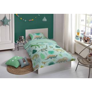 👉 Dekbedovertrek katoen multi Good Morning 140x200/220cm Dinono - 8717285167640