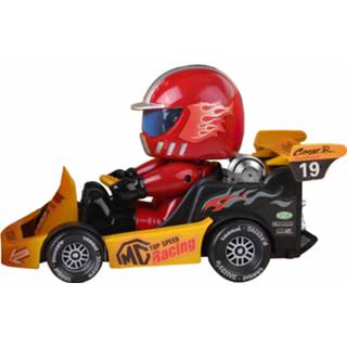 👉 Go-Kart rood geel kunststof One Size Color-Rood LG-Imports 15,5 x 13 21,5 cm rood/geel 8719817389063