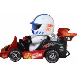 👉 Go-Kart rood wit kunststof One Size Color-Rood LG-Imports 15,5 x 13 21,5 cm rood/wit 8719817389094