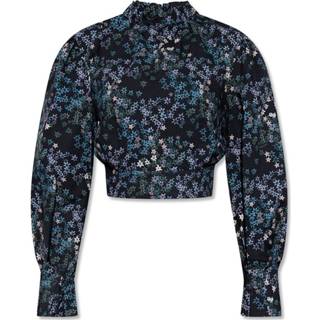 👉 Vrouwen zwart Luna top with floral motif