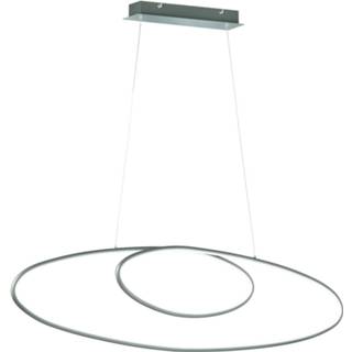 👉 Moderne hanglamp nikkel metaal One Size Trio Leuchten Avus - eetkamer woonkamer LED 1142383708674