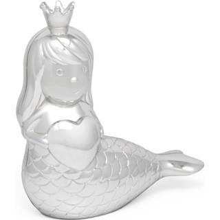 👉 Spaarpot One Size zilverkleurig Zilverstad 6180061 Zeemeermin 120 x 54 125 mm 8720052002921