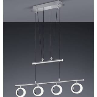 👉 Hang lamp metaal chroom One Size Color-Chroom Hanglamp Trio Leuchten Corland II - 4017807288391