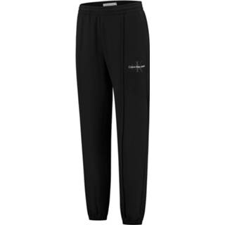 👉 Joggingbroek XS vrouwen zwart Calvin Klein Monogram Logo Dames 8719855292233 100001800002