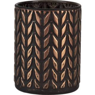 👉 Waxinelichthouder GeenKleur Clayre & Eef Ø 8*10 cm 6GL3230 8717459795297