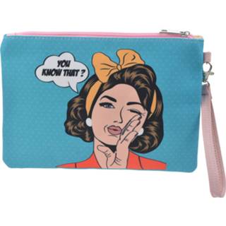 👉 Toilettas meerkleurig Clayre & Eef 25*18 cm MLTT0071M 8717459709706