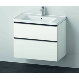 👉 Badmeubelset wit Duravit D-Neo met onderkast 2 softclose lades en wastafel 80 x 48 20 cm, hoogglans