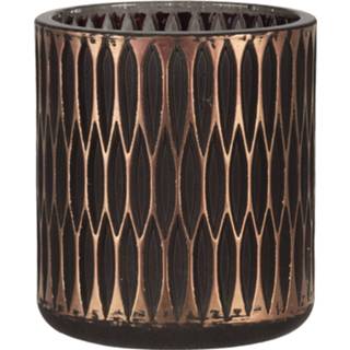 👉 Waxinelichthouder GeenKleur Clayre & Eef Ø 8*9 cm 6GL3235 8717459795341