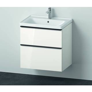 👉 Badmeubelset wit Duravit D-Neo met onderkast 2 softclose lades en wastafel 65 x 48 20 cm, hoogglans