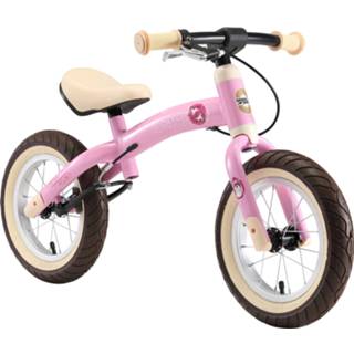 👉 Loopfiets roze luchtbanden Color-Roze Bikestar 12 inch meegroei Sport, eenhoorn 4260184712380