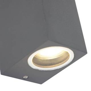 👉 Moderne wandlamp antraciet One Size IP44 - Baleno II 8718881021473