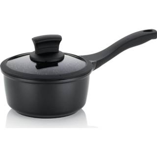 👉 Steelpan zwart aluminium One Size Color-Zwart Kela Keuken Stella Nova 1 liter 4025457122255