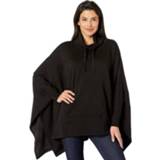 Mantel zwart fluwelen active mannen vrouwen Herfst Losse Halfhoge Kraag Vleermuis Mouw Cape Dikke Jas Voor Dames (Kleur: Maat: Gratis Maat)