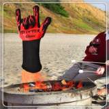 👉 Handschoenen siliconen active 2-laags brandbeveiliging Draagbaar Anti-slip Weerstand op hoge temperatuur Koken Bakken Barbecue